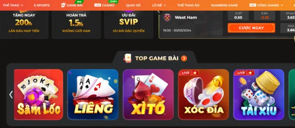 Kho game giải trí cực khủng ngay tại SV88